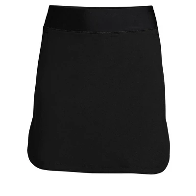 Lands' End Women's Quick Dry Elastic Waist Active Board Skort Swim Skirt - Image 3