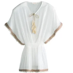 Shiraleah White Dede Swim Cover-Up