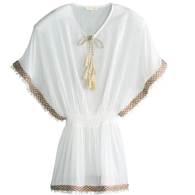 Shiraleah White Dede Swim Cover-Up