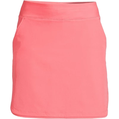 Lands' End Women's Quick Dry Elastic Waist Active Board Skort Swim Skirt - Image 13