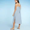 Women's Tie Back Cover Up Midi Dress - Kona Sol™ Blue