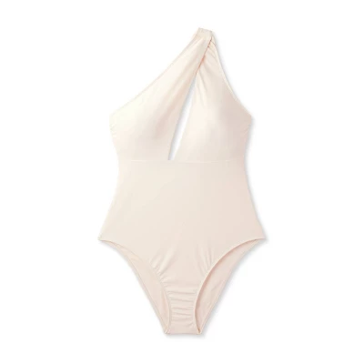 Women's One Shoulder Plunge Cut Out One Piece Swimsuit - Shade & Shore™ - Image 5