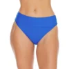 Sunsets Women's Electric Blue Fold-Over High-Waist Bikini Bottom - 33B-ELEBL