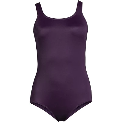 Lands' End Women's Chlorine Resistant Scoop Neck Soft Cup Tugless Sporty One Piece Swimsuit - Image 11