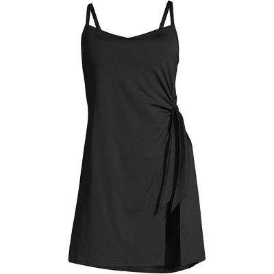 Lands' End Women's Chlorine Resistant Sweetheart Swim Dress One Piece Swimsuit Adjustable Straps - Image 5