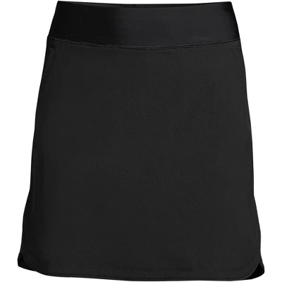 Lands' End Women's Quick Dry Elastic Waist Active Board Skort Swim Skirt - Image 4