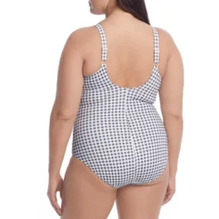 Elomi Women's Plus Size Checkmate One-Piece - ES800345