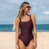 Women's Square Neck One Piece Swimsuit - Cupshe