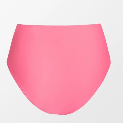 Women's Solid Shirred High Waist Bikini Bottom - Cupshe - Image 5