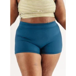 Lime Ricki Women's Indigo High-Waist Boy Short