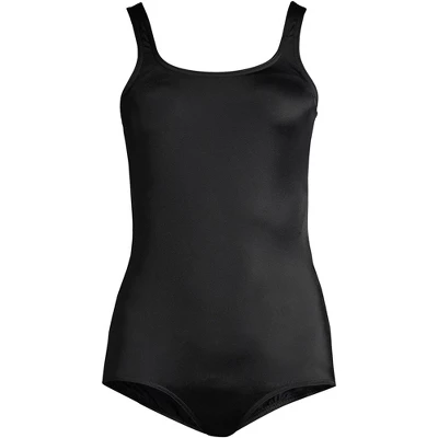 Lands' End Women's Chlorine Resistant Scoop Neck Soft Cup Tugless Sporty One Piece Swimsuit - Image 5