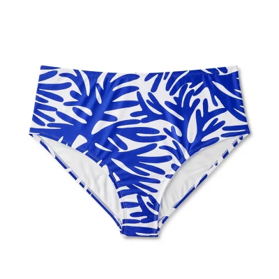 Women's High Waist Bikini Bottom - Kona Sol™ Blue - Image 3