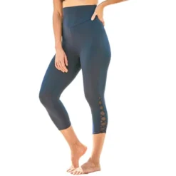 Swim 365 Women’s Plus Size High-Waisted Swim Capri