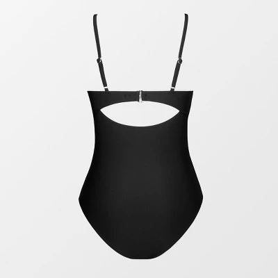 Women's Twist Front Cutout One Piece Swimsuit -Cupshe - Image 5