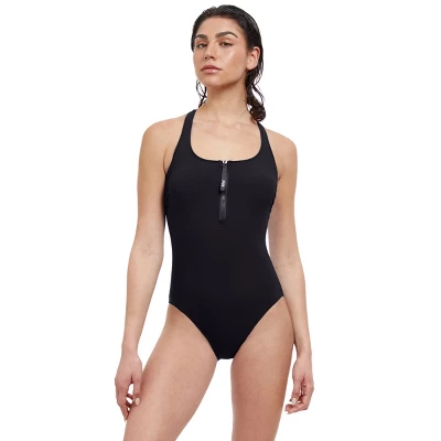 Profile By Gottex Ultimate Wave Zip Front Y Back One Piece - Image 3