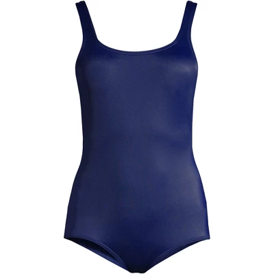 Lands' End Women's Chlorine Resistant Scoop Neck Soft Cup Tugless Sporty One Piece Swimsuit - Image 6
