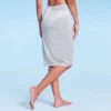 Women's Lurex Tunneled Front Cover Up Skirt - Shade & Shore™ White