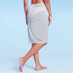 Women's Lurex Tunneled Front Cover Up Skirt - Shade & Shore™ White