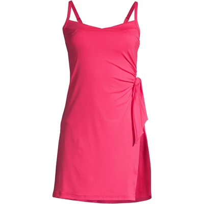Lands' End Women's Chlorine Resistant Sweetheart Swim Dress One Piece Swimsuit Adjustable Straps - Image 6