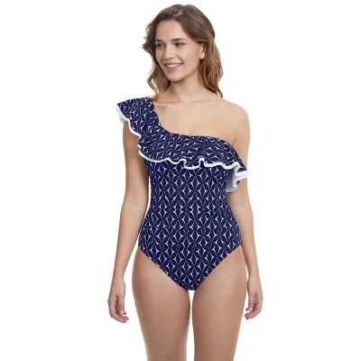 Profile By Gottex Supreme One Shoulder One Piece - Image 3