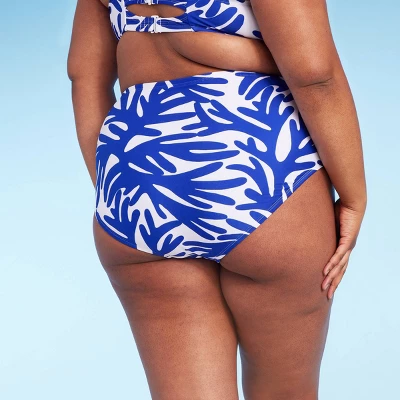 Women's High Waist Bikini Bottom - Kona Sol™ Blue