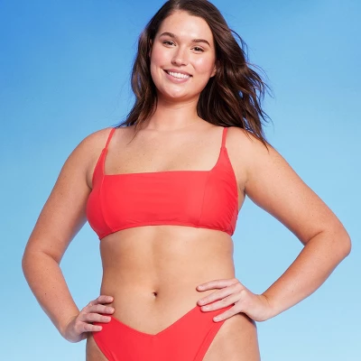 Women's Square Neck Bralette Bikini Top - Wild Fable⢠- Image 3