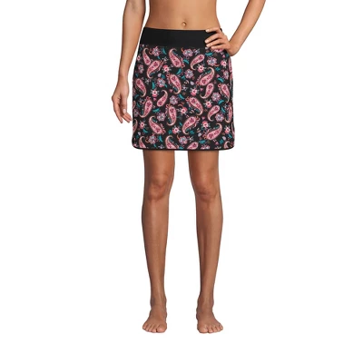 Lands' End Women's Quick Dry Elastic Waist Active Board Skort Swim Skirt - Image 20