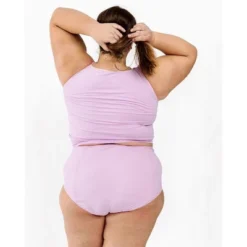 Lime Ricki Women's Lilac High-Waist Bottom