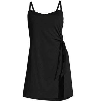 Lands' End Women's Chlorine Resistant Sweetheart Swim Dress One Piece Swimsuit Adjustable Straps - Image 3